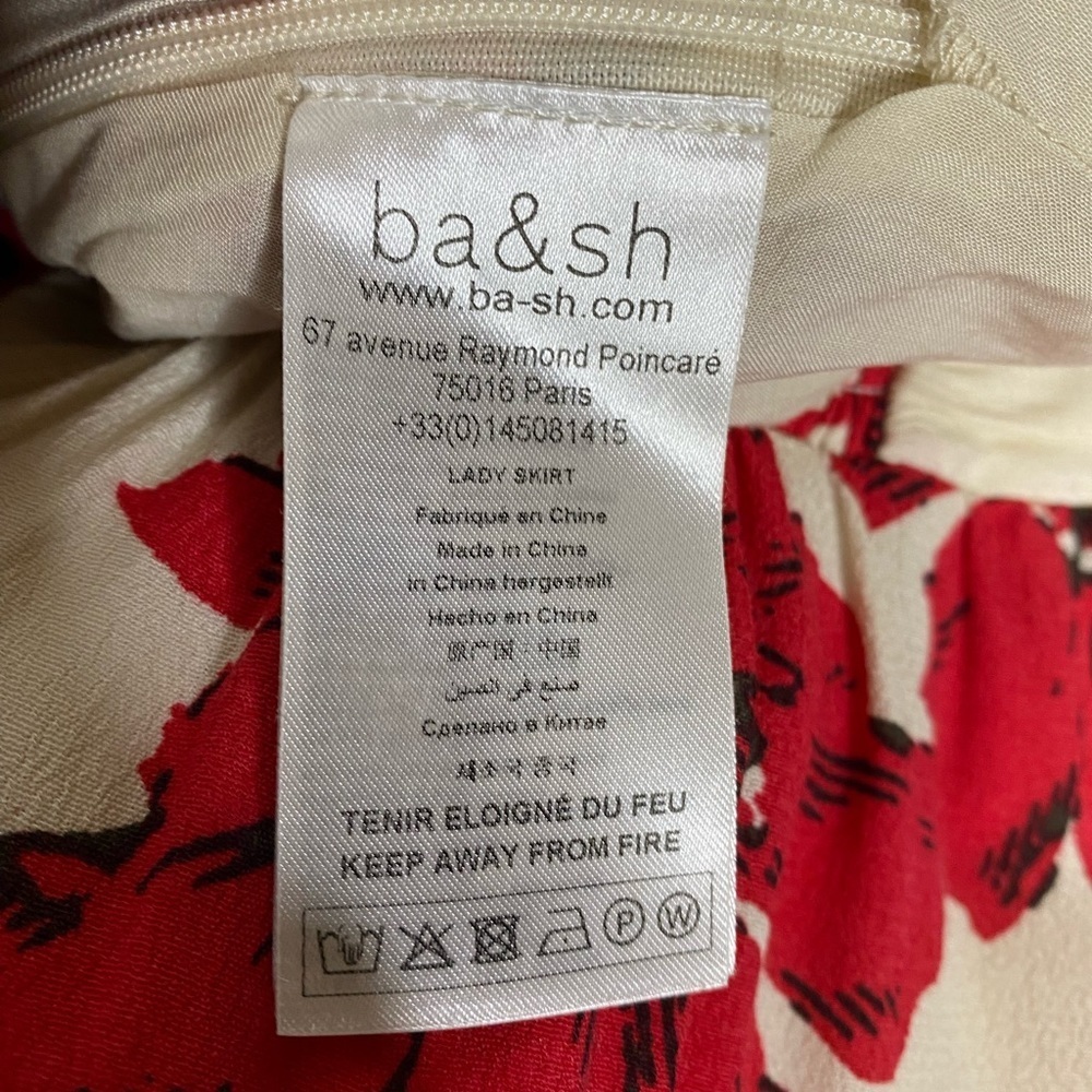 Ba&Sh Kondo Floral Midi Skirt View 6